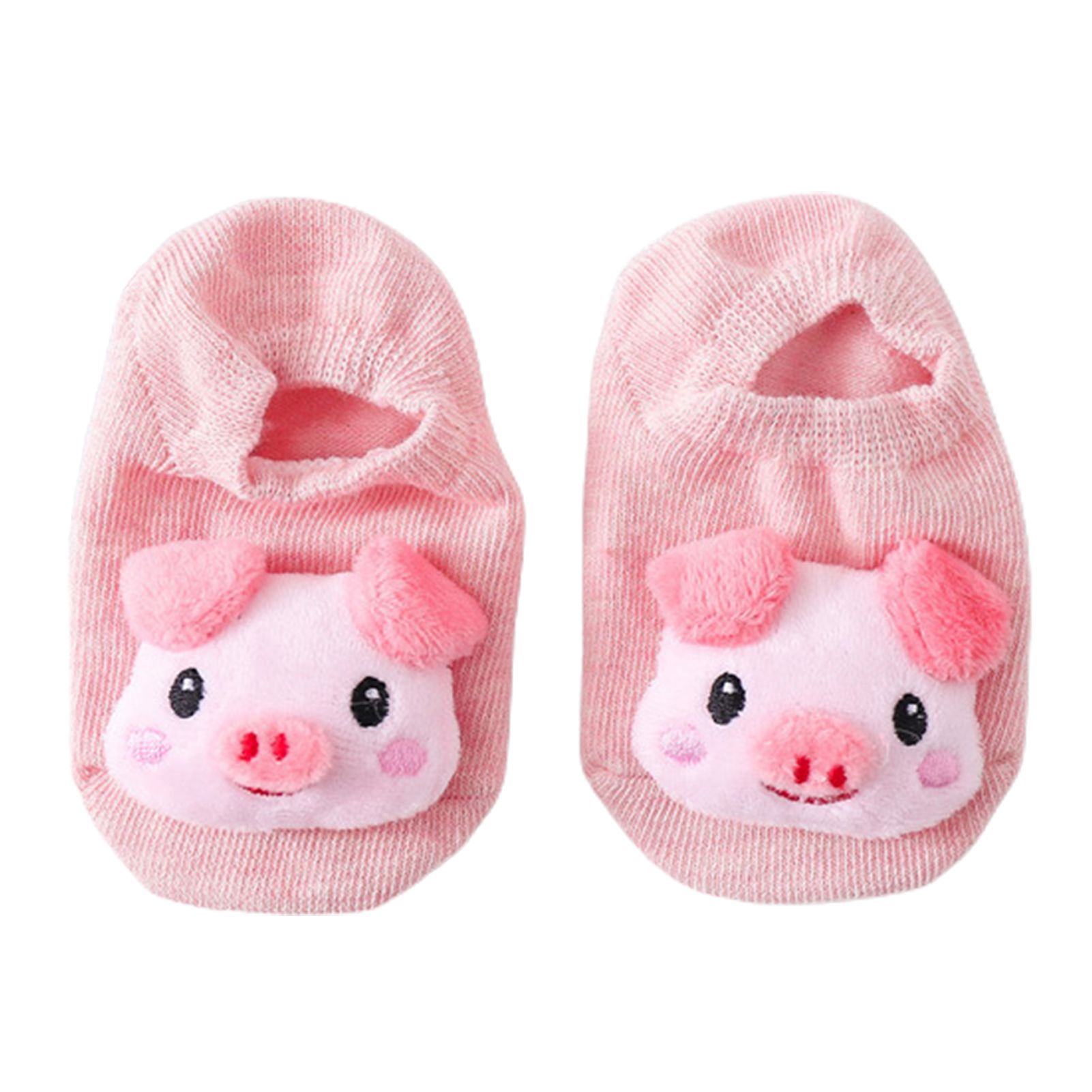 1 Pair Toddler Socks Lovely Shape Anti-skid Bottom Soft Newborn Cartoon Ankle Socks Baby Supplies