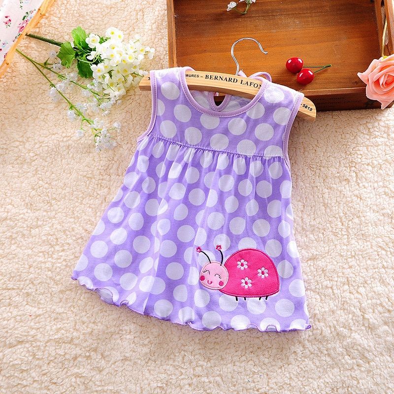 Baby Dress 2020 Summer New Girls Fashion Infantile Dresses Cotton Children's Clothes Flower Style Kids Clothing Princess Dress