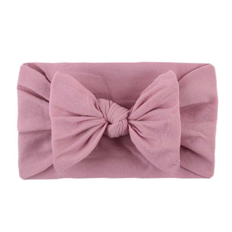 Baby  adbands Sweet Solid  Bowknot Elastics Hairbands Cute Princess Hair Accessories