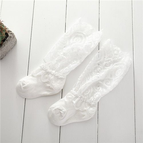 lawadka NewBorn Baby Girl Socks Tiny Cotton Infant Lace Socks for Little Girls Summer Cheap Stuff Sock Baby Accessories