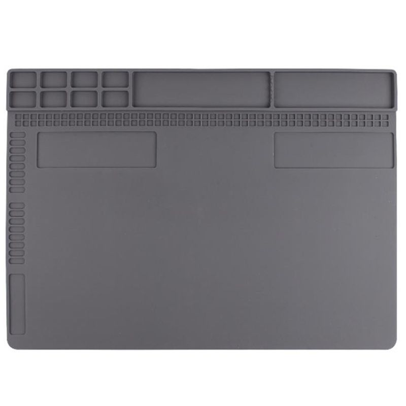 35cm x 25cm Mobile Phone Computer Repair Station Insulation Pad Silicone Pad High Anti-Static Insulation Silicone Pad