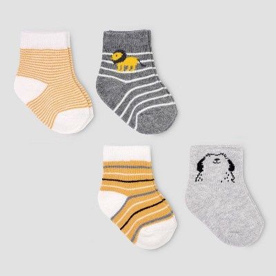Cute Cotton Baby Socks for Kid- 4 pairs (5-6yrs)