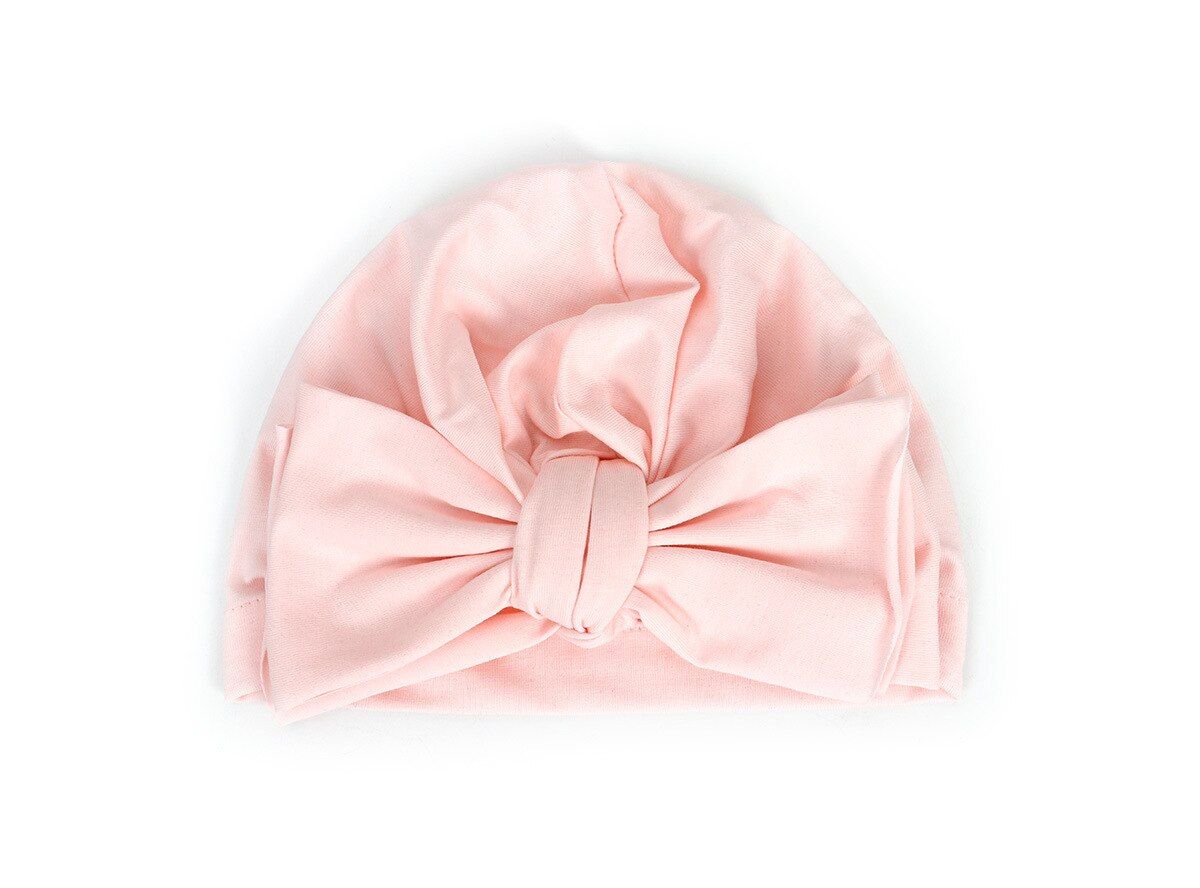 New Infant Large Bow Headwrap Hats Baby Girls Bow Beanie Toddler Newborn Bowknot Kids Beanies Baby Cap Infant Bebes Headwrap