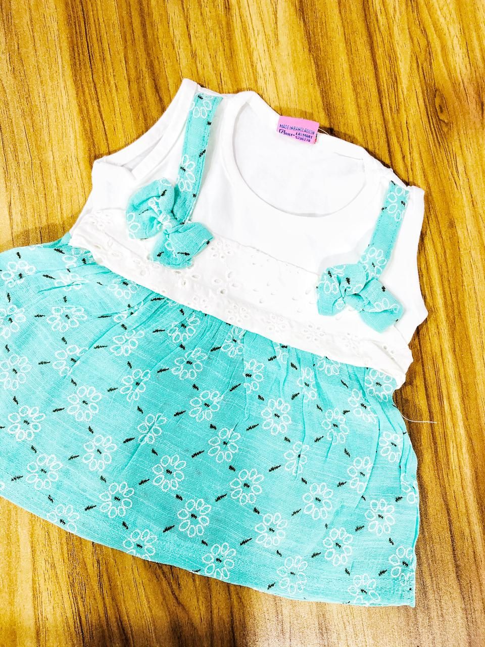 2 Piece Baby Girls Tops Cotton Fashion Light Blue Color