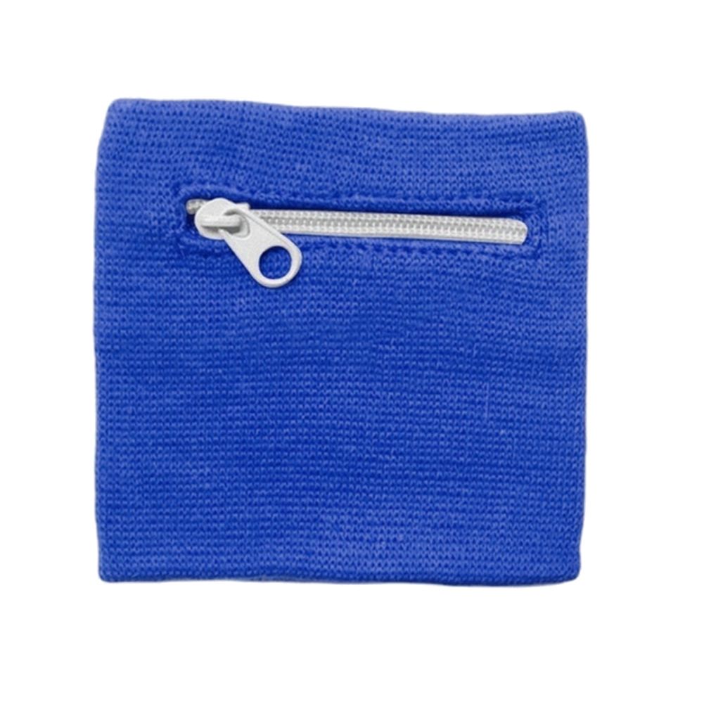 Mini Fitness Sports Zipper Wristband Coin Purse Keys Holder Cotton Wrist Bag