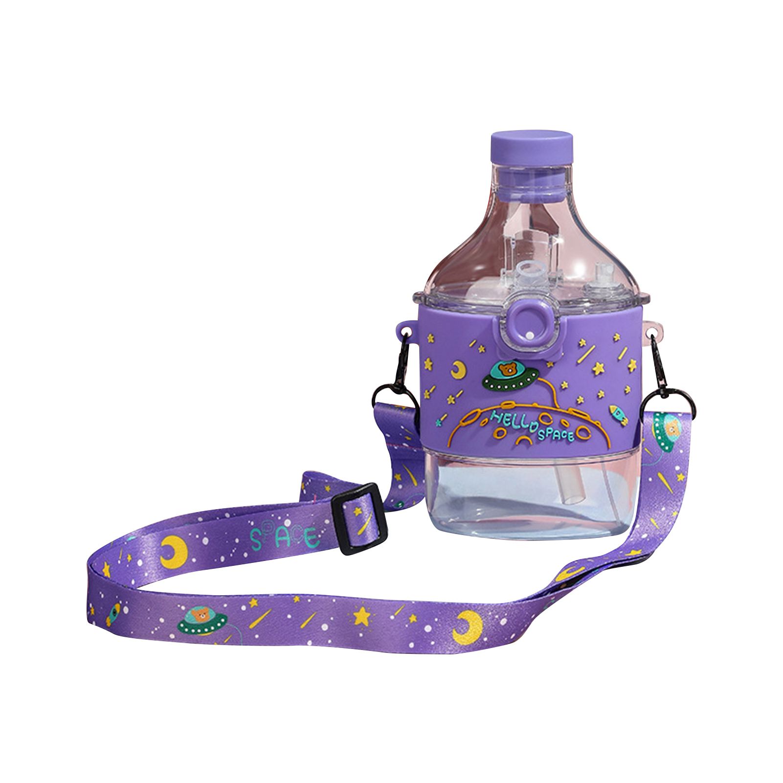 350ml Spray Mist Water Bottle 360 Degrees Rotation Food Grade Material High Visibility Kids Water Mist Bottle for Students