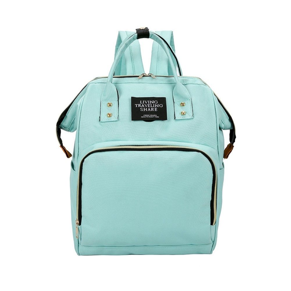 Waterproof Zipper Travel Mommy Backpack Casual Baby Nursing Nappy Bag Handbag oxford cloth material practical and durable gifts