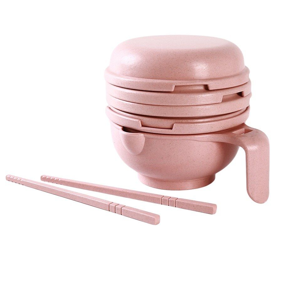 Straw Baby Food Supplement Grinder Manual Food Grinding Bowl Baby Puree Food Machine Tool Set Multifunction Feeding Tool