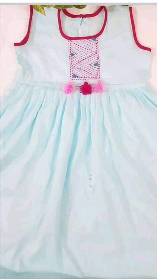 Baby girls fashionable pure cotton dress for 1 to 2/2 to 3/ 3-4 years babies