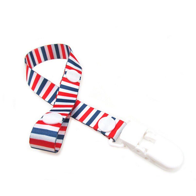 New Adjust Baby Pacifier Clip Chain Ribbon Holder Chupetas Soother Pacifier Clips Leash Strap Nipple Holder For Infant Feeding