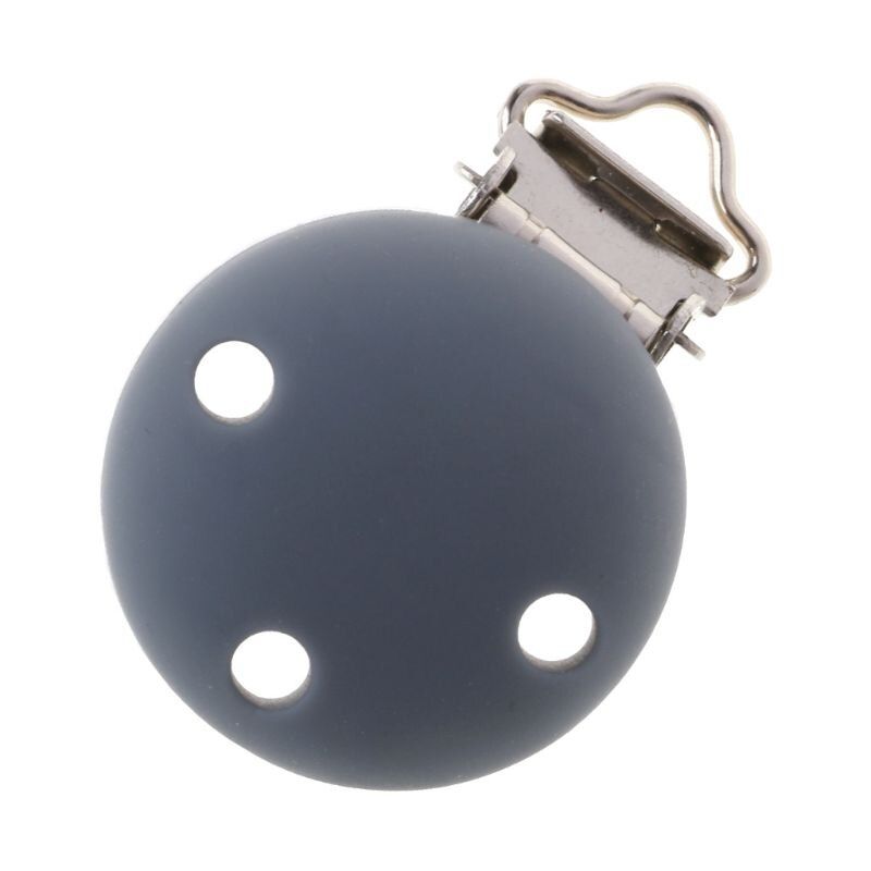 Baby Pacifier Clip Silicone Soother Teether Nipple Holder Round Soft Saliva Towel Clips Toys Buckle Newborn Nursing Supplies