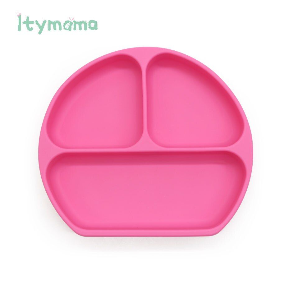 Children's Tableware Dishes Baby Silicone Sucker Bowl Suction Cup Plate Baby Feeding Bowl For Kids Waterproof Children's Plate