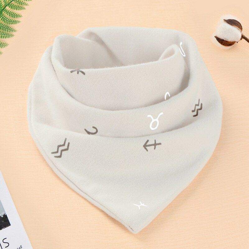 45*31cm Soft Cotton Bandana Baby Bibs Double Layer Baby Baberos Burp Cloth Feeding Smock Buckle Toddler Scarves Dribble Towels