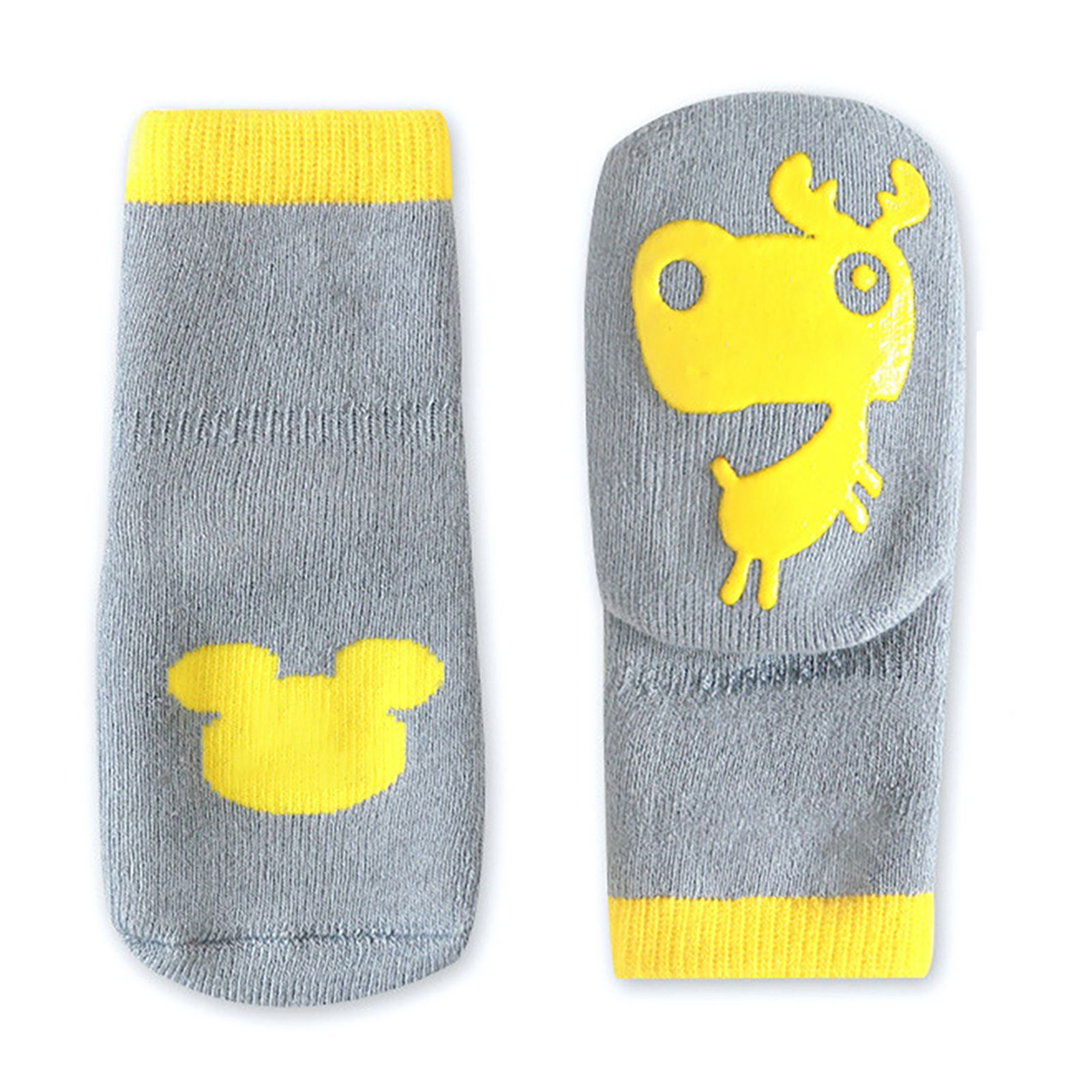 1Pair Autumn Winter Cartoon Animal Thickened Non-slip Newborn Baby Floor Socks