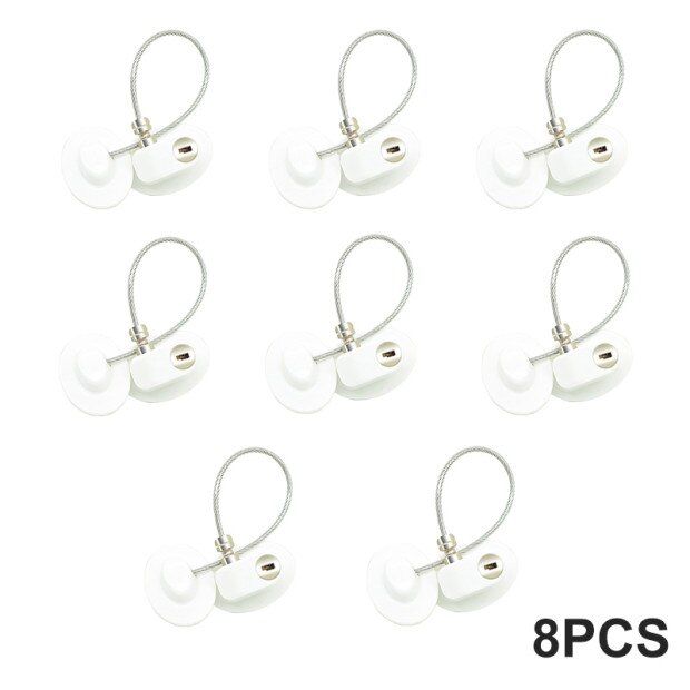 8Pcs/Set Window Locks Children Protection Lock Stainless Steel Window Limiter Baby ty Infant Security Window Locks
