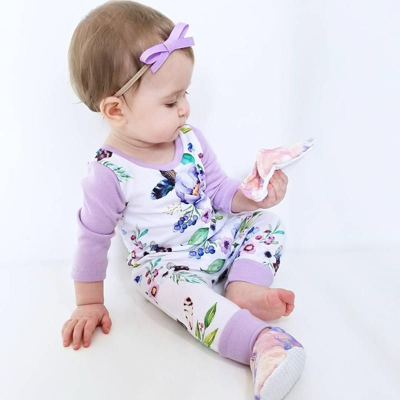 Children'S Spring Autumn Long Sleeves Girl Flower Jumpsuit Crawl Suit Children'S Clothing Instagram Baby Girl Clothes Kids Fortnite Toddler Skirt Shorts  Panda Spiderman