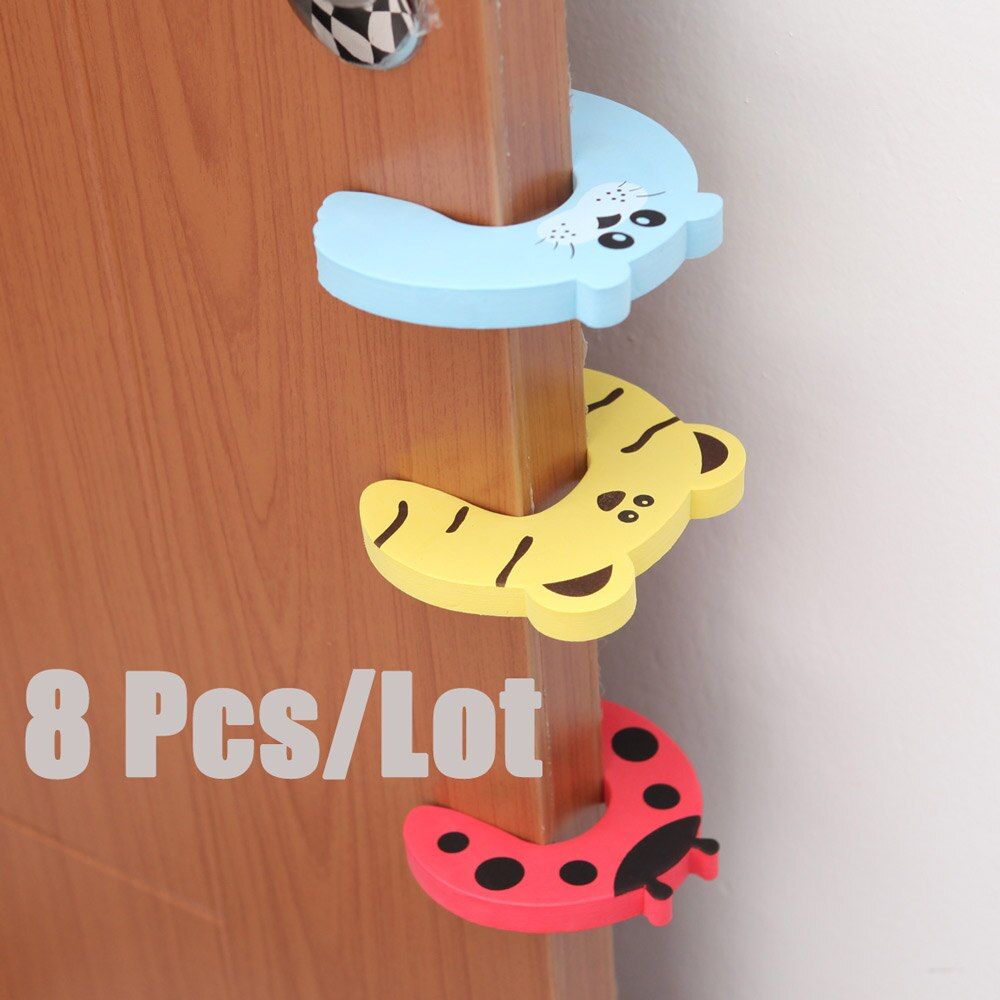 2020 8 PCS/LOT High Quality Baby ty Door Stopper Protecting Children Kids Anticollision Corner Guard Finger Anti-folder