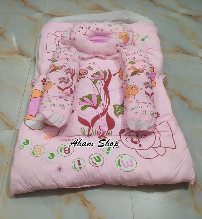 Newborn Combo Bedding Set - Pink