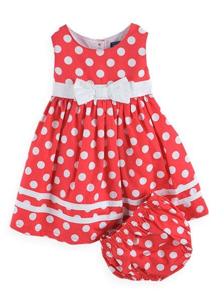 Summer Baby Dresses Cute Baby Girls Dress Party Wedding Toddler Infant Girl Dots Bowknot Tutu Dress +Shorts Set Red Clothes