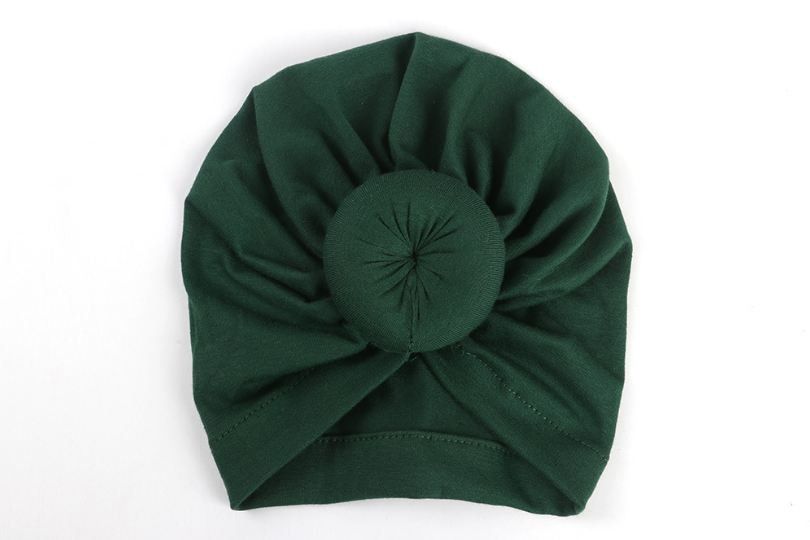 Children Accessories Newborn Toddler Kids Baby Boy Girl Turban Cotton Beanie Hat Winter Warm Soft Cap Solid Knot Soft Wrap