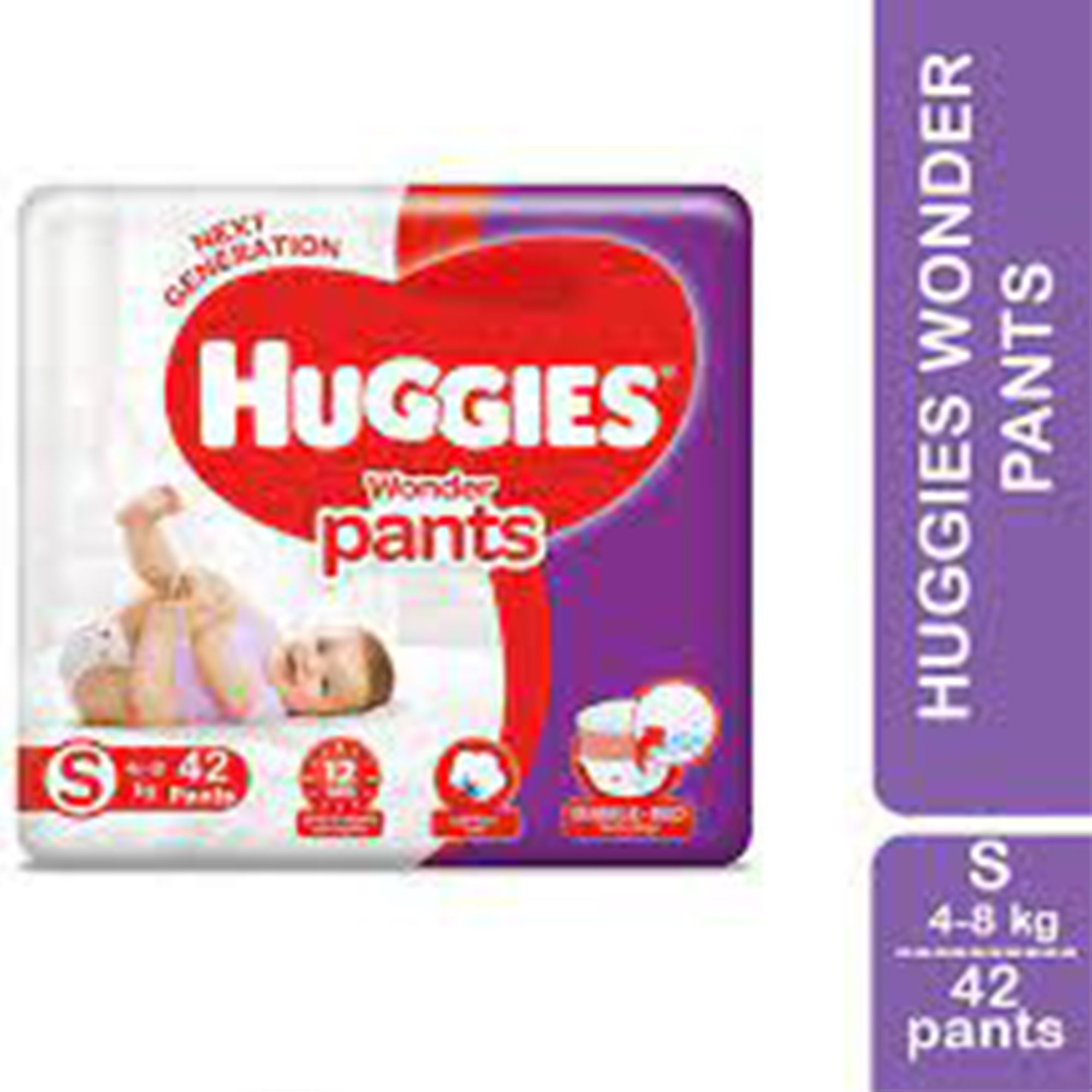 Baby Diaper Pant -S 4-8 kg-42 Pcs