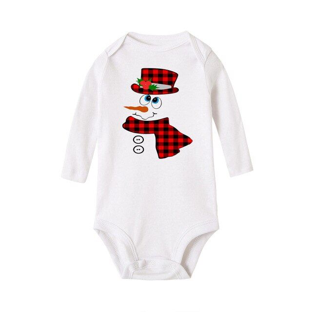 Infant Newborn Baby Girls Boys Long Sleeve Dabbing Santa Graphic Print Romper Jumpsuit Outfit Clothes Christmas Ropa