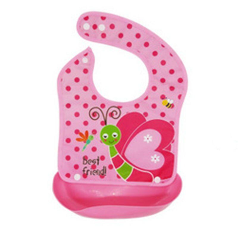 Children Bib Eva Waterproof Silicone Baby Food Feeding Supplies Stereo Disposable Gown Infant Bandana Bibs Burp Reusable Cloth