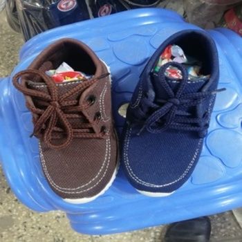 Good Quality Rubber Sole Baby Canvas Shoes - 2 Years - 5 Years - Baby Shoes Boy
