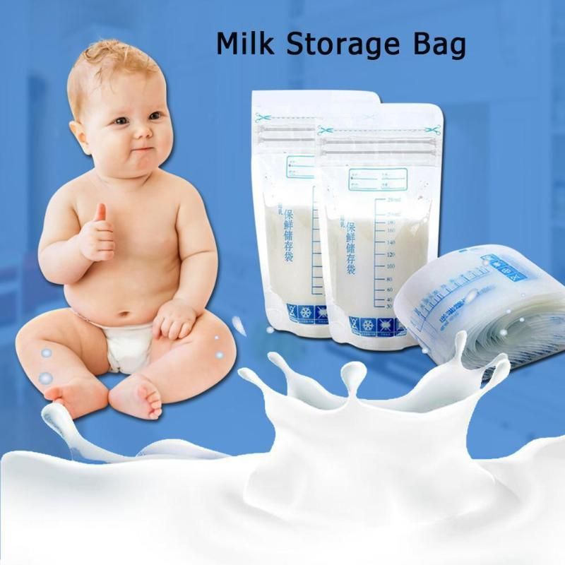 【ALLGOOD】30 Pieces 250ml Milk Freezer Bags Mother Milk Baby Food Storage   Milk Storage Bag BPA Free Baby Safe Feeding Bags Feeding