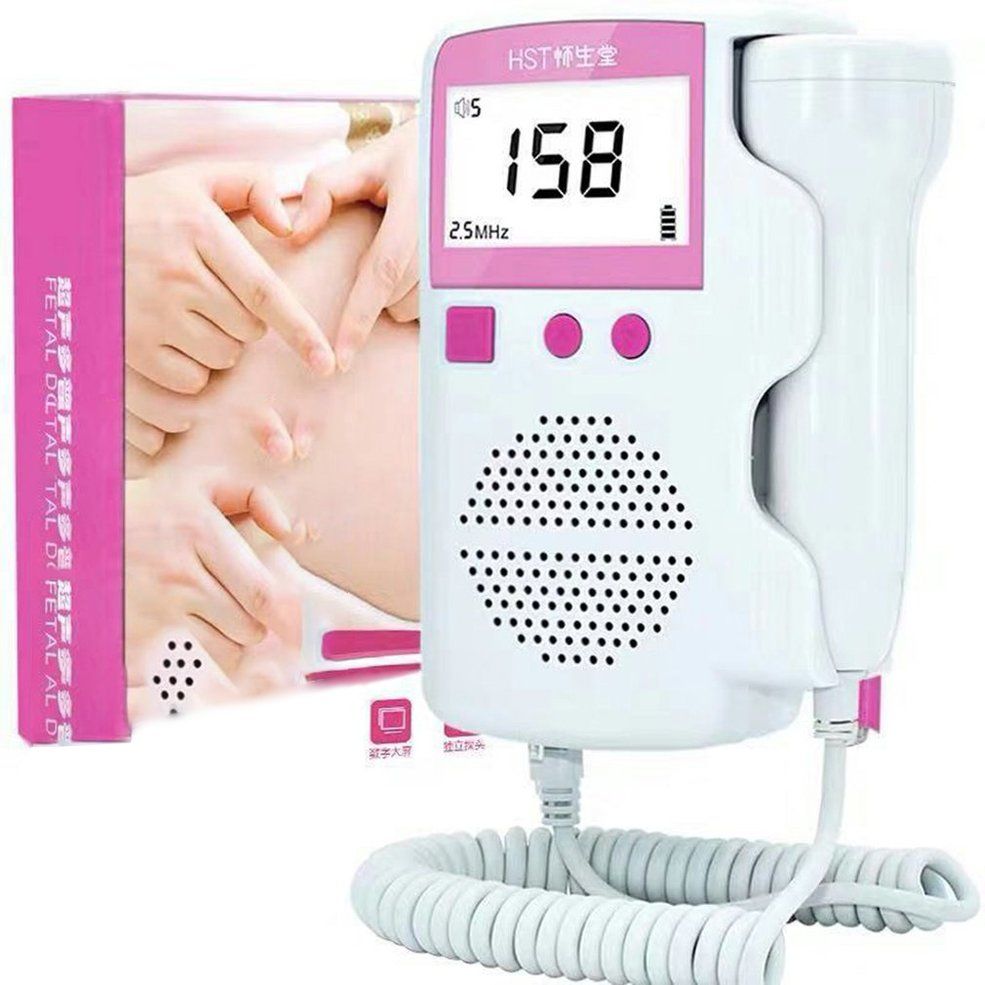 Doppler Fetal Heart Rate Monitor For Pregnant Without Radiation Stethoscope