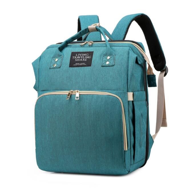 3 in 1 Portable Diaper Bag Backpack Baby Nursery Travel Bed Bassinet Changing Pad Foldable Travel Crib Infant Sleeper Baby Nest