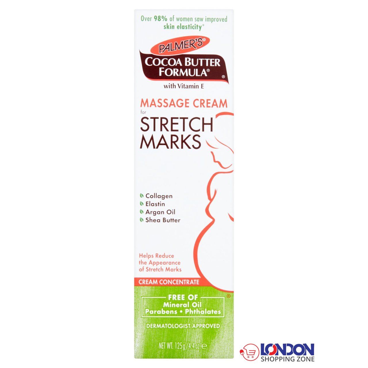 Palmer's Cocoa Butter Massage Cream for Stretch Marks 125g UK