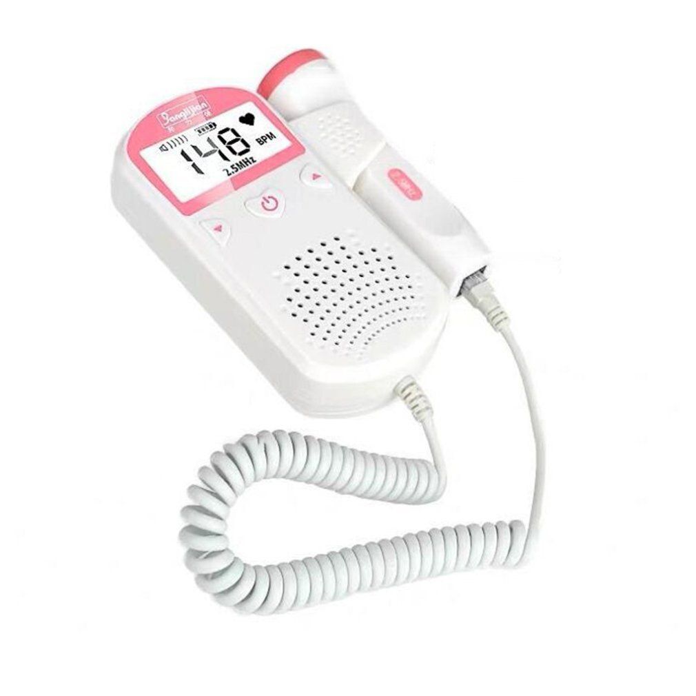 Doppler Fetal Heart rate Monitor LCD Display  No Radiation Pregancy Baby & Fetal Sound Heart Rate Detector  1 Set