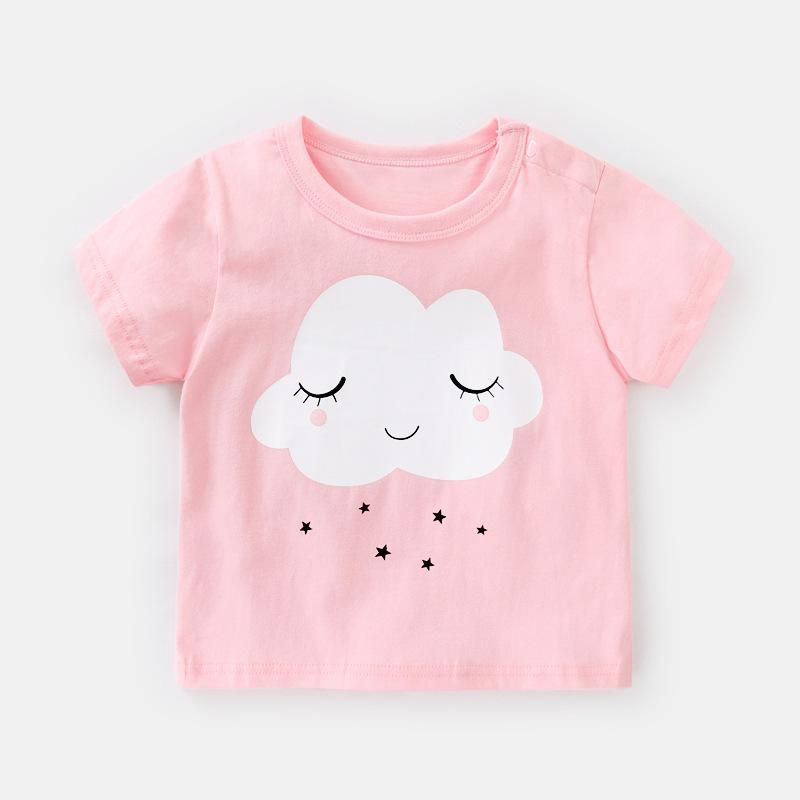 Kids Baby Girl T Shirts Tops Cotton Short Sleeve t-shirts Casual Baby Girl Boy Summer Clothes Toddler Children Clothing