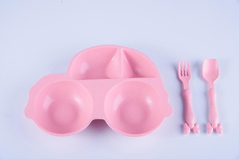 Baby Bowls Plate Tableware Children Food Container Placemat Dishes Infant Feeding Bowl Child Kids Feed Plate