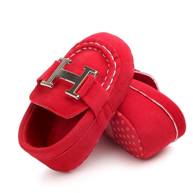 (HAVEit360) Anti-slip Handmade Baby Loafers Infant Toddler Boys Girls Prewalker Moccasin Crib Shoes For Age Range (00-15 Month) Baby Size