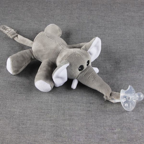 Baby Boy Girl Dummy Pacifier Chain Clip Infant Stuffed Toy Soft Plush Animal Toys Soother Nipples Holder(not Include Pacifier)