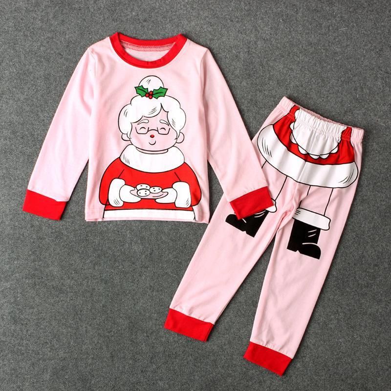 Daughter Dongchun Fall Christmas Grandma Long Sleeve Top + Trousers Two Pieces
