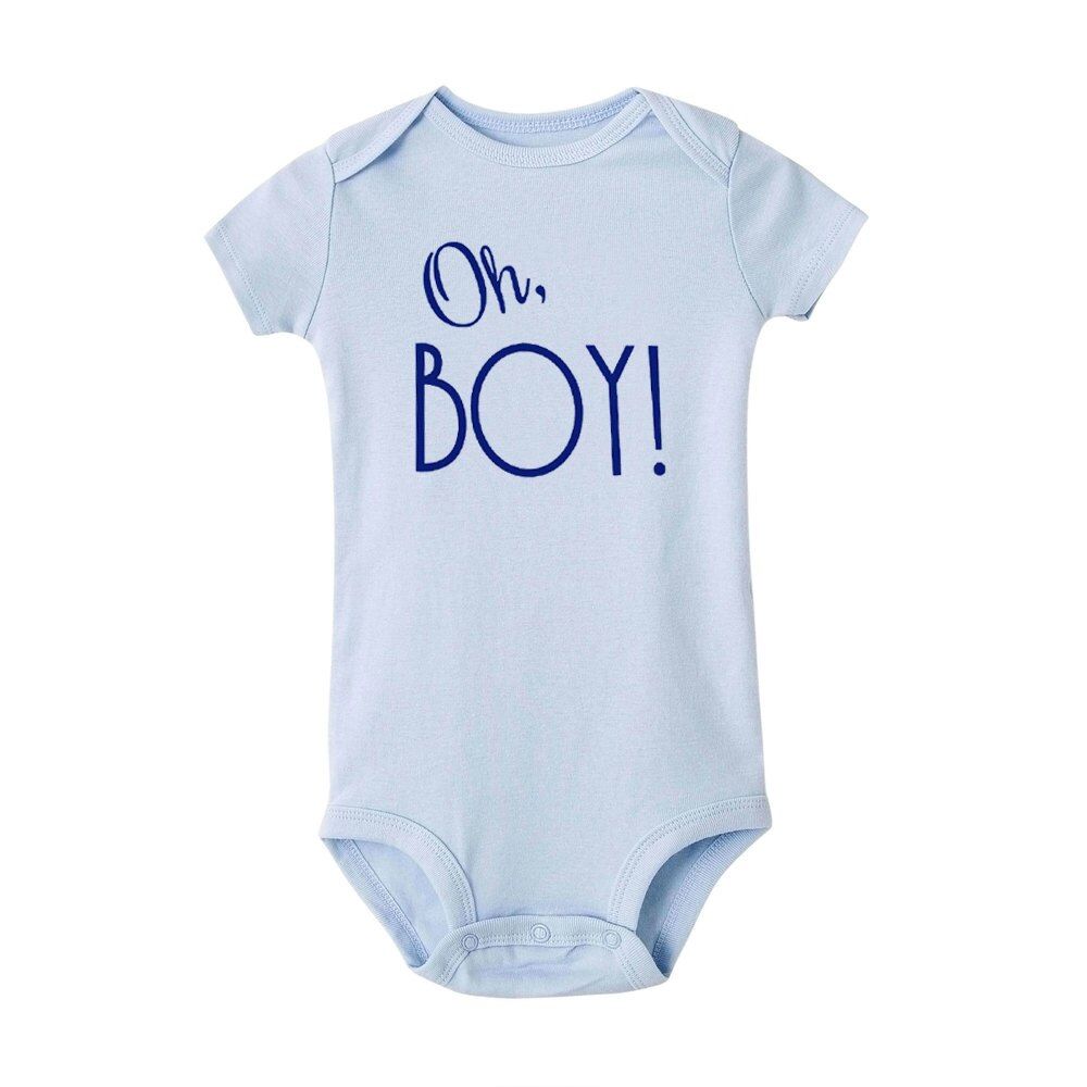 Twin Girl & Twin Boy Matching Clothes Gender Reveal Baby Onesie Hey Girl Oh Boy Newborn Infant Romper Jumpsuit Outfits