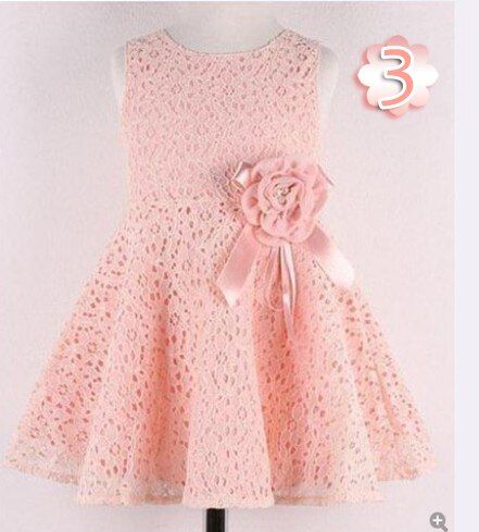 0-2 Years New Gift Summer Lace Vest Girls Dress Baby Girl Cotton Dress Chlidren Clothes Kids Party Clothing For Girls