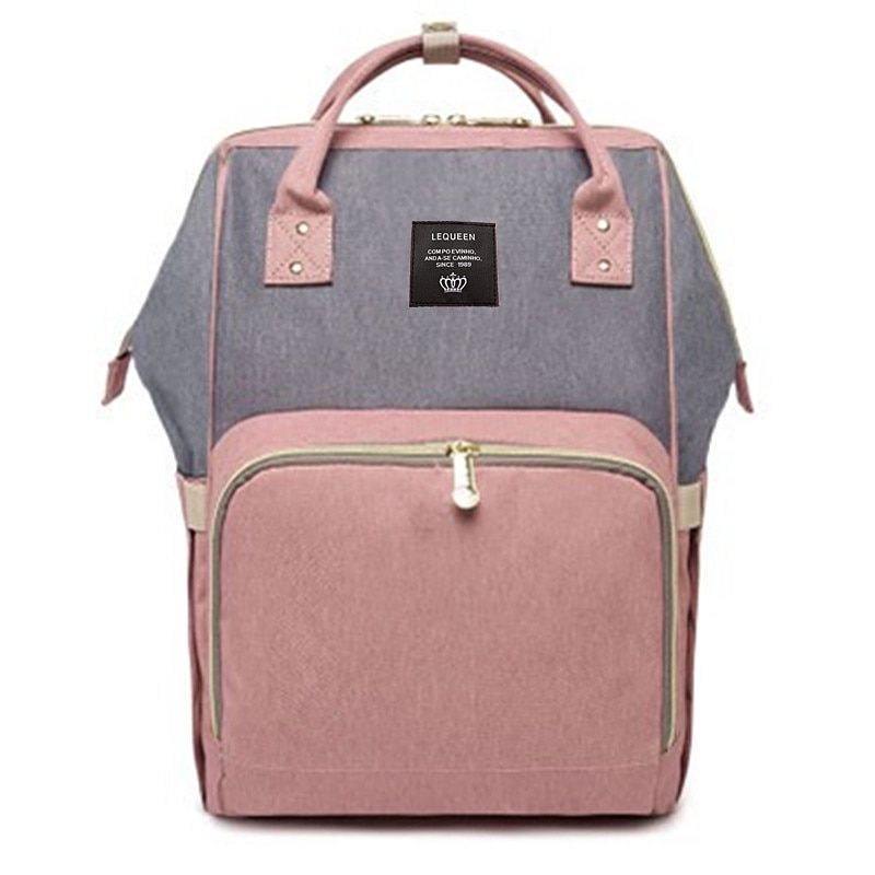 Lequeen Mommy Backpacks Nappy Bags Diaper Bags Backpack  Maternity Large Volume Outdoor Travel Bags for mummy with hooks LPB44