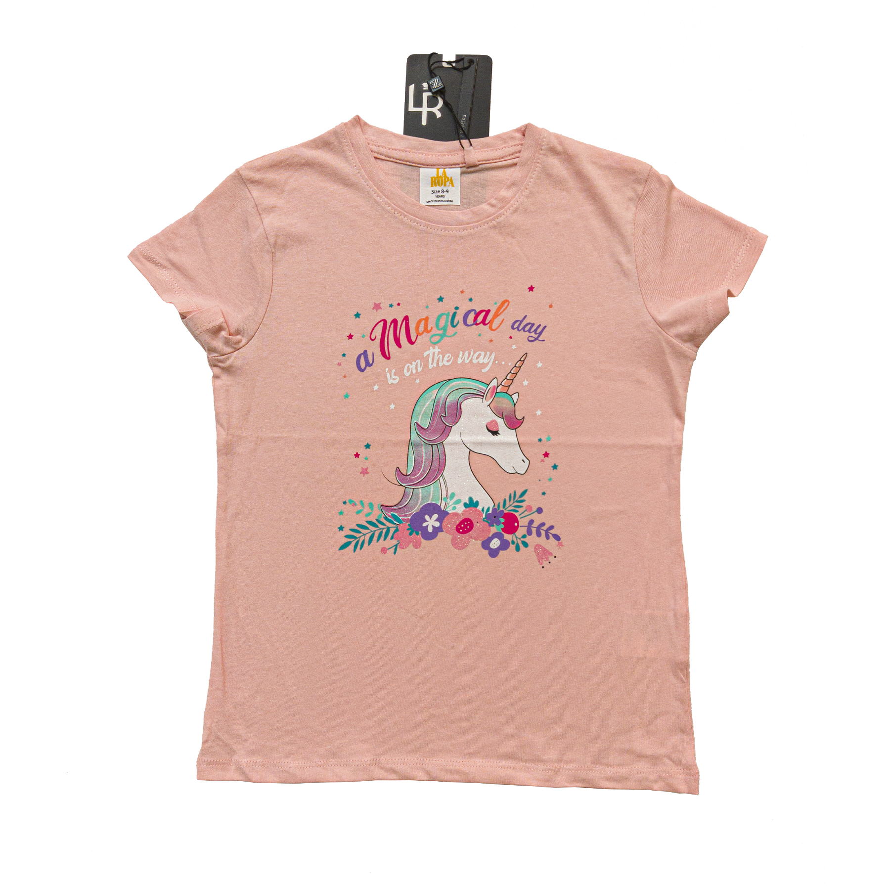 Kids Comfy T-shirt Light Pink