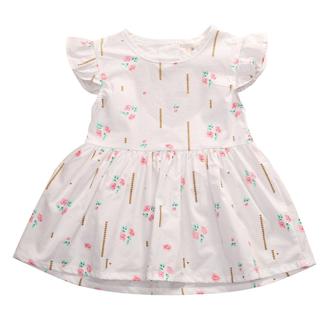 Pudcoco Girl Dress Toddler Infant Kids Baby Girls Summer Dress Princess Party Wedding Tutu Dresses