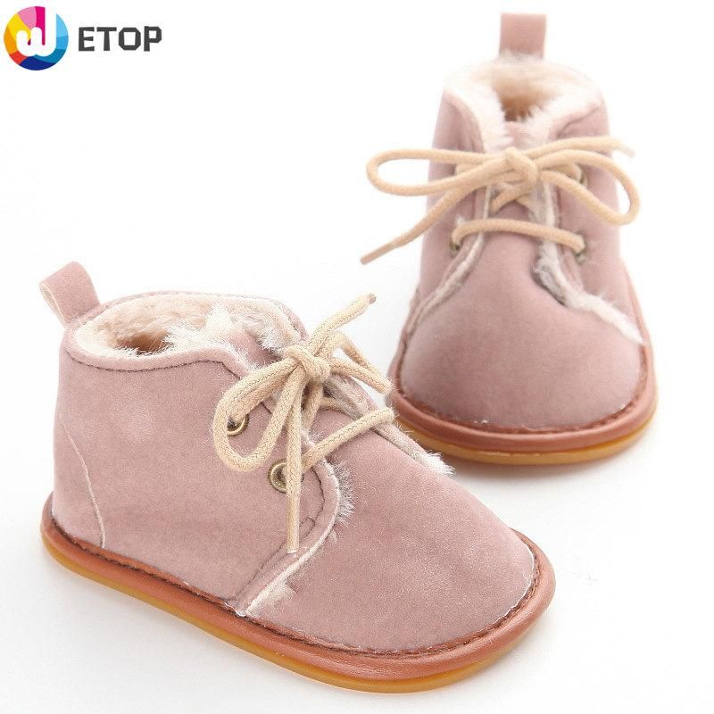 Rubber bottom baby toddler shoe baby boots thickened boots baby shoes girl girls boy toddler slippers moccasins booties boots infant shoes girls booties newborn sandals boy sneakers