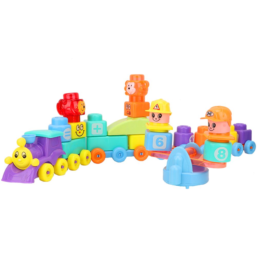 0pcs DIY Plastic Building Construction Block Toys For Children Kids Gifts