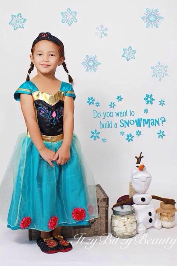Summer  Ice And Snow Wonderland Children'S Clothing Girl Donquan Shoulder Sling Frozen Little Red Flower Dress Children'S Wear Baby Girl Clothes Kids Fortnite Toddler Skirt Shorts