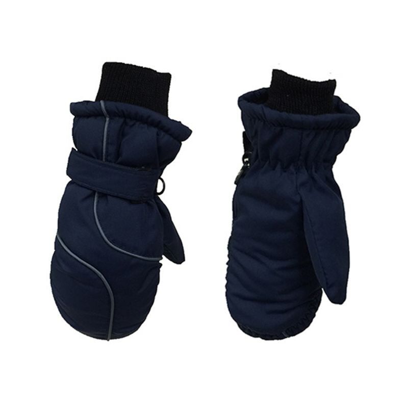 Children Child gloves Thick Warm Stitching Ski Gloves Fashion Waterproof Windproof Outdoor Kids Girls Boys Mittens