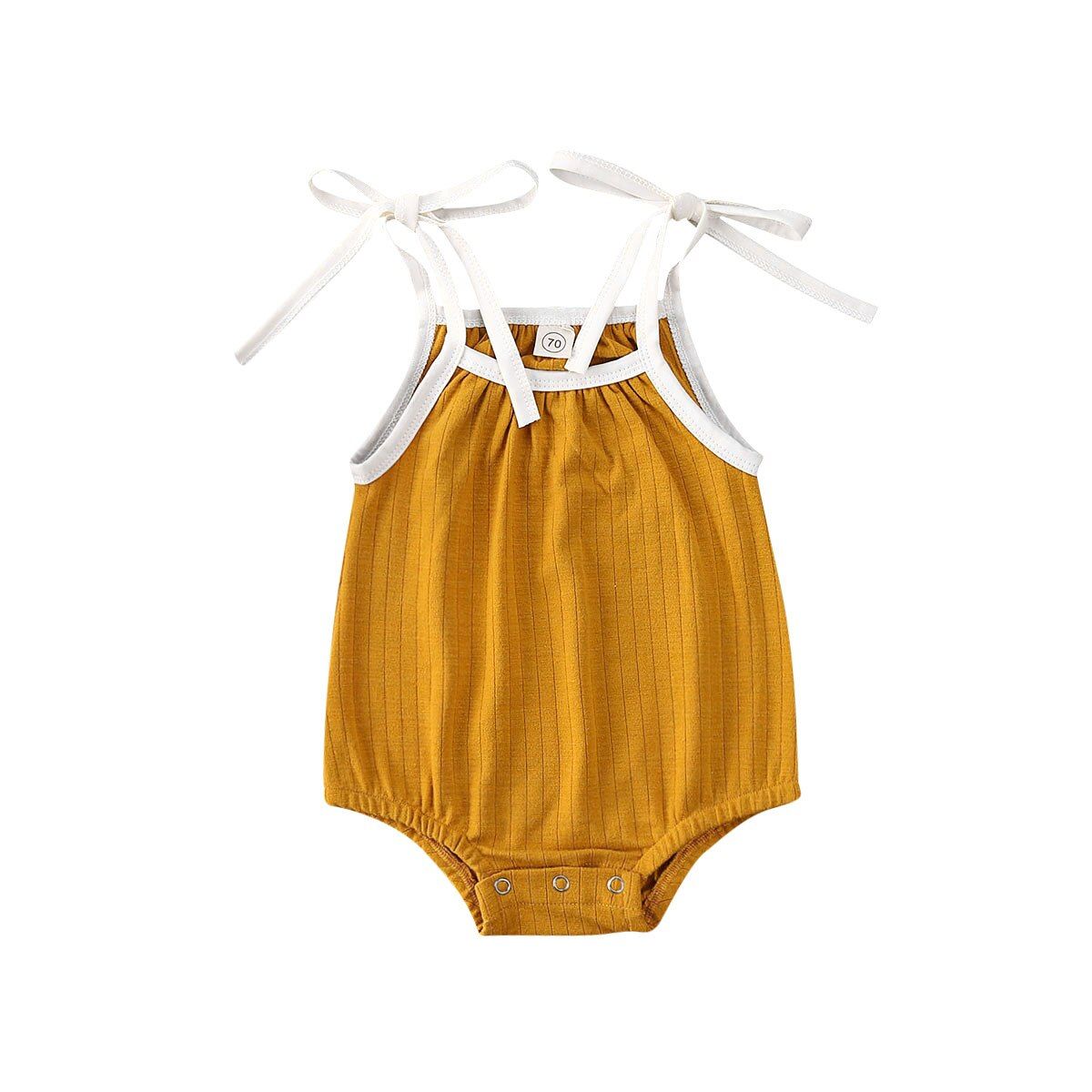 2020 Baby Summer Clothing Toddler Baby Girl Kid Clothes Sling Romper Jumpsuit Strap Solid Sunsuit Outfit Tops 0-24M