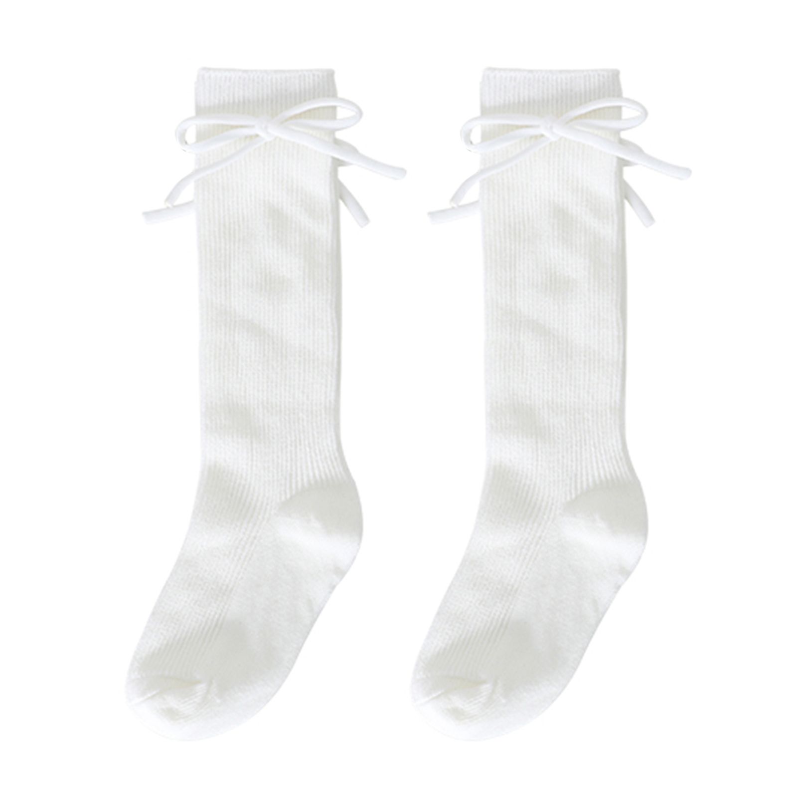 High Grips Socks Smell-less Infants Tube Knee Socks with Bow Tie