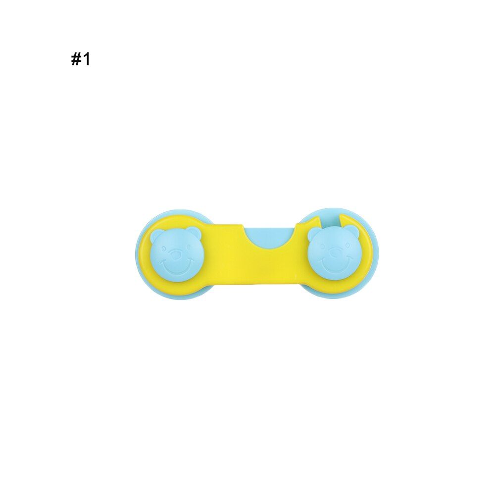 1Pc Plastic Cabinet Lock Child ty Baby Protection From Children Locks for Refrigerators Baby Security Drawer Latches